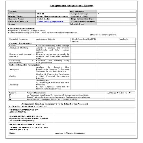 Girish yadav business_pcl-ii_hr_talent_management_assignment_b