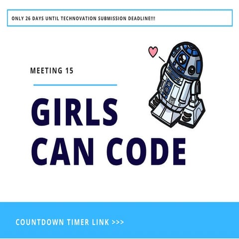 Girls Can Code - 4/7/17