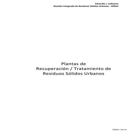 Girsu   gestión integrada de residuos sólidos urbanos