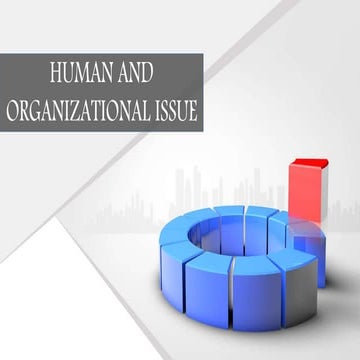 HUMAN AND ORGANIZATIONAL ISSUE- GIS