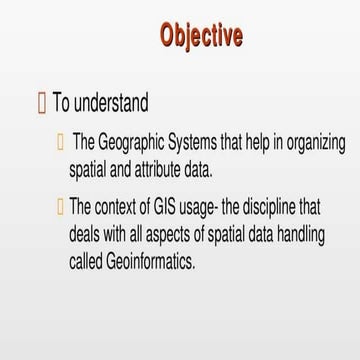 Gis   introduction and application