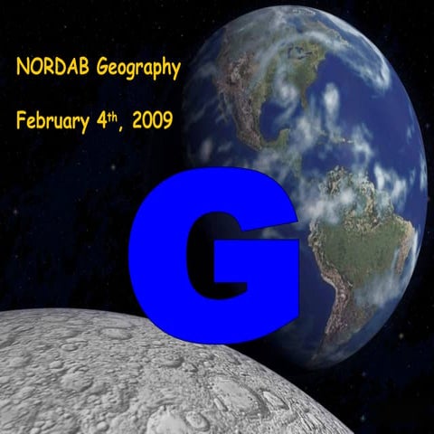 GIS Nordab Feb 2009