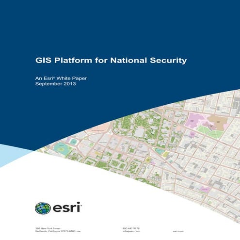 GIS Platform for National Security