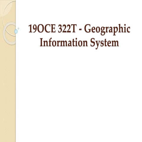 GIS - Unit 3-1.pptx for geographical information systems