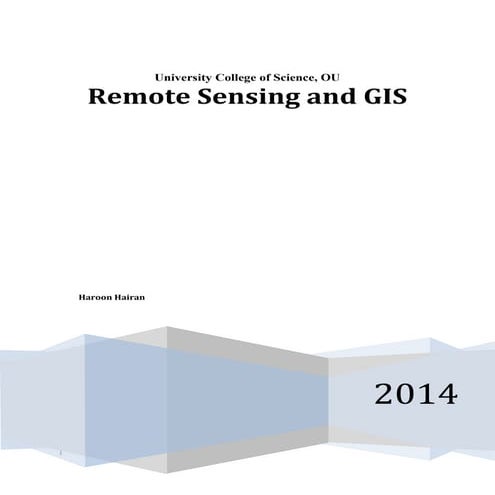 Gis and remote sensings