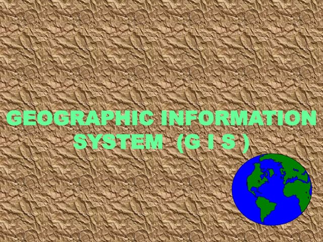 GIS Basic | PPT