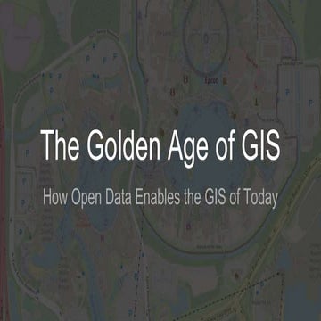 The Golden Age of GIS - Keynote for GIS day 2019