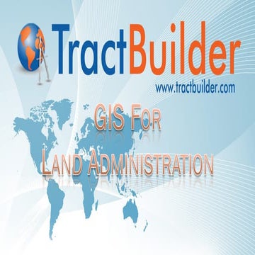 GIS For Land Administration