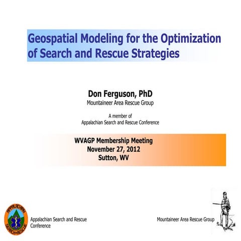GIS for Search & Rescue Strategies & Concepts | PPTX
