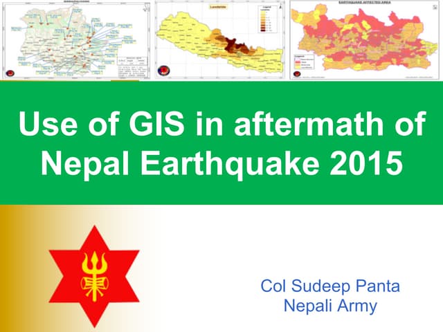 Col. Sudeep Panta, Nepal Army, Nepal Earthquake Session | SotM Asia 2017