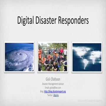 Digital Disaster Responders