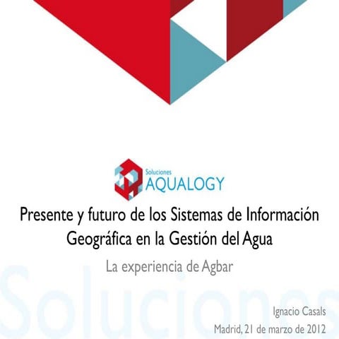 El SIG en Aqualogy