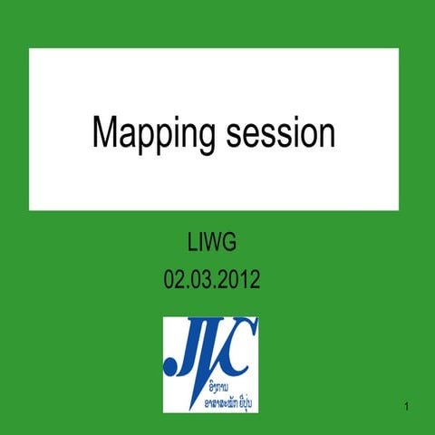 Gis mapping presentation jvc in eng | PPT