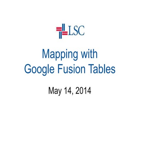 Gis mapping webinar part 2 may 14 2014