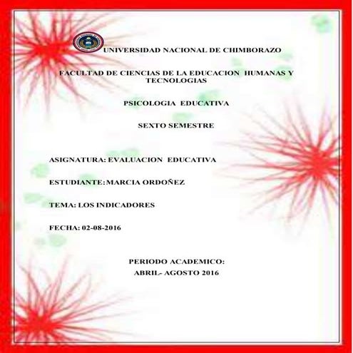 Giss.e.psicologia educativa los indicadores  