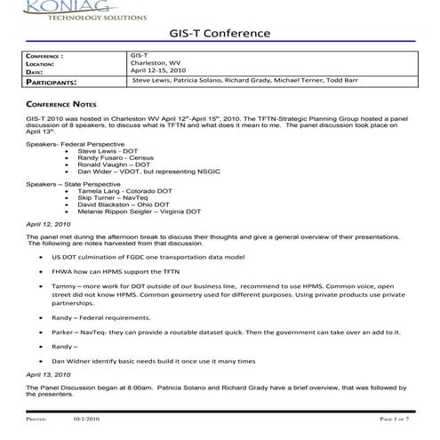 Gis t april 2010 findings