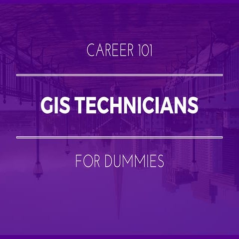 GIS Technicians for Dummies | What You Need To Know In 15 Slides