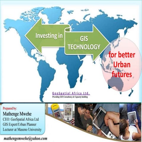 Gis technology Application in Urban Planning in Kenya - Mathenge Mwehe