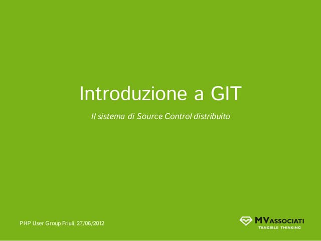 Introduzione a Git