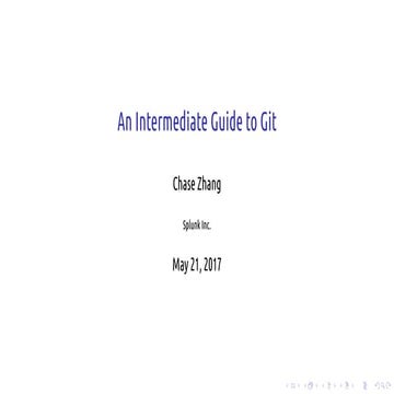 Intermediate Git
