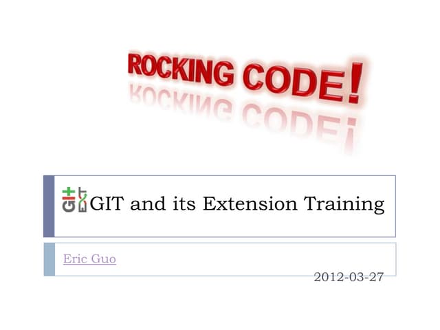 Git extension-training