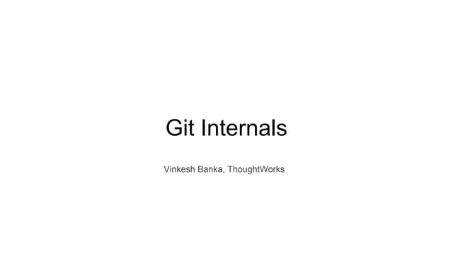 Git internals