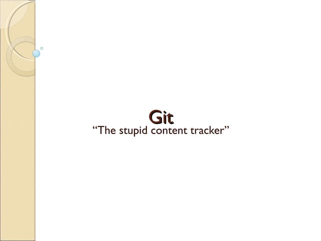 Git presentation