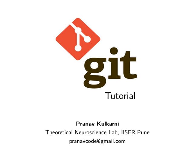 Git Tutorial