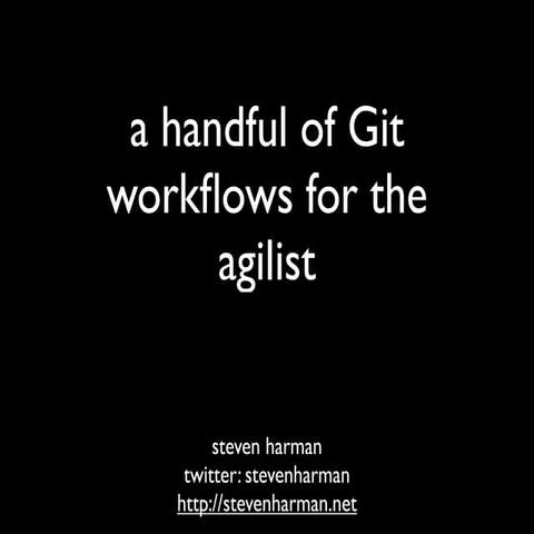 Git workflow | PPT