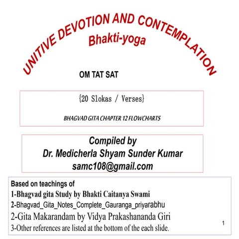 Bhagvad Gita chapter 12 ,(Revised 2021) Bhakti Yoga (The yoga of devotion) ,F...