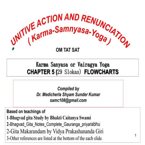Bhagvad Gita Chapter 5 (Revised 2021): The Yoga of Renunciation (sannyāsa-yog...
