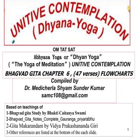 Bhagvad Gita Chapter 6 (Revised 2021): Dhyana Yoga, or Atma samyama Yoga (The...