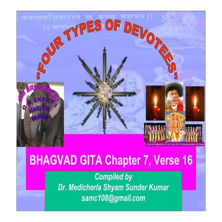 Gita chapter 7.16 Four types of devotees | PDF