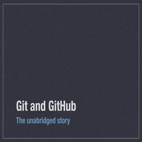 Git and GitHub