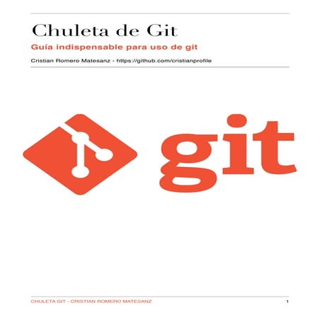 Git: guia fácil para uso con Github | PDF