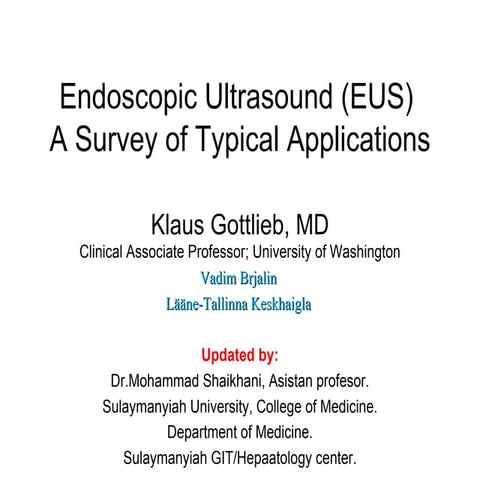 Git Endoscopic Ultrasound.