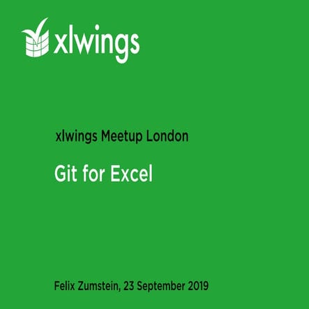 Git for Excel