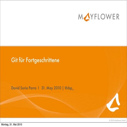 Git für Fortgeschrittene