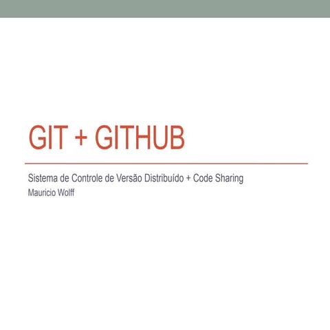 Git + git hub
