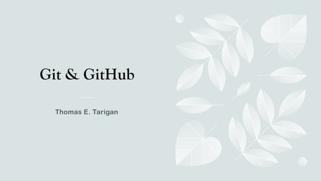 Git Github Pdf Git Github Pdf