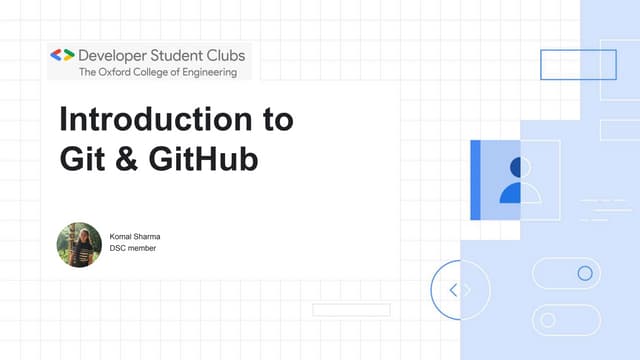 Introduction to git & GitHub