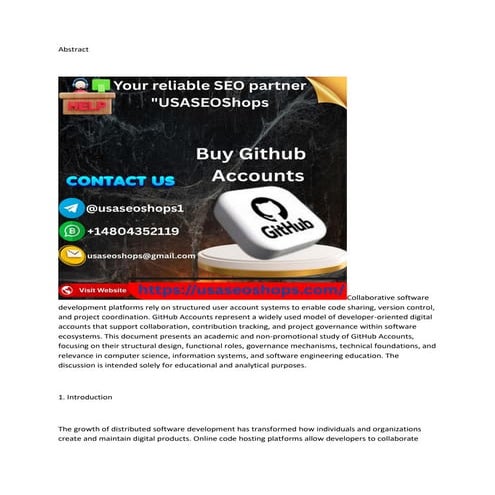How to Successfully Purchase GitHub: A 2026 Overview | PDF