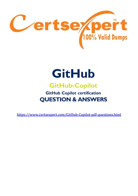 Real GitHub Copilot Exam Dumps for Success