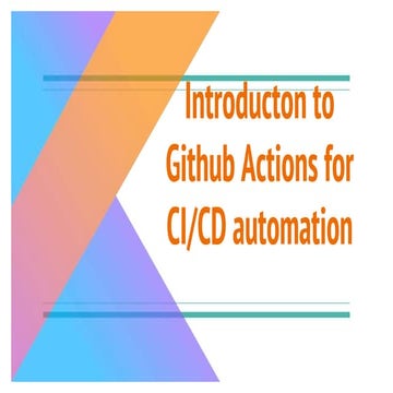 Github actions | PPTX
