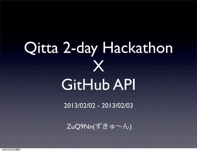 Git hubnamecard