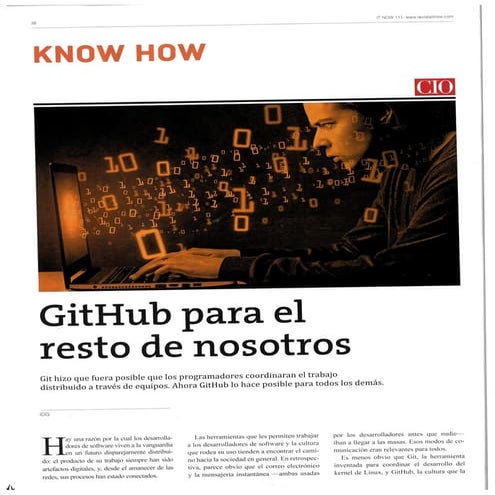 Introducción al uso Git y GitHub para trabajo colaborativo | ODP