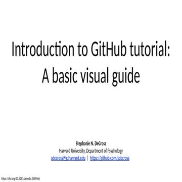 Comprehensive GitHub Collaboration Tutorial for Beginners | PPTX
