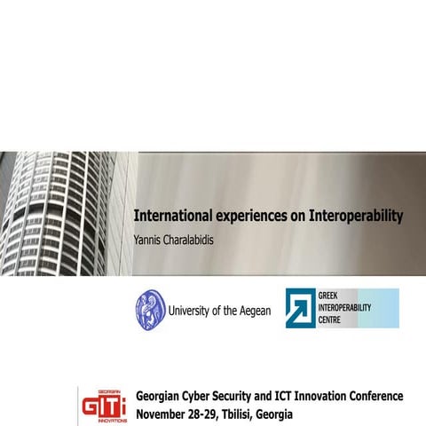 International experiences on Interoperability for Governments