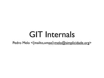Git Internals