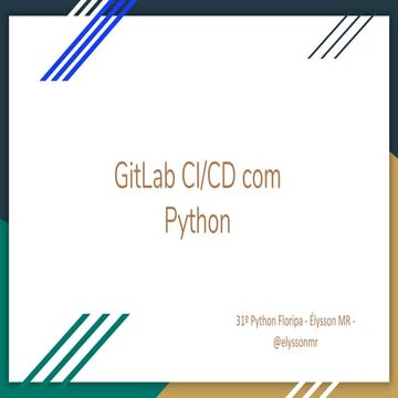 Gitlab CI/CD com python